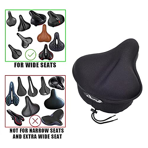 big w gel bike seat cover
