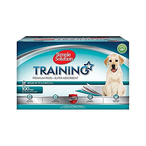 Simple-Solution-Premium-Dog-and-Puppy-Training-Pads-Pack-of-100 Simple Solution Absorbent Premium Dog and Puppy Training Pads -Pack of 100