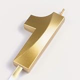 Polly Online Gold Glitter Number Candles 3D Cake Toppers 0-9 Set view 3
