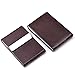 Ayliss offer Personalized Engraving service Bussiness Card Holder Top Quality Stainless Steel Leather Magnetic Shut