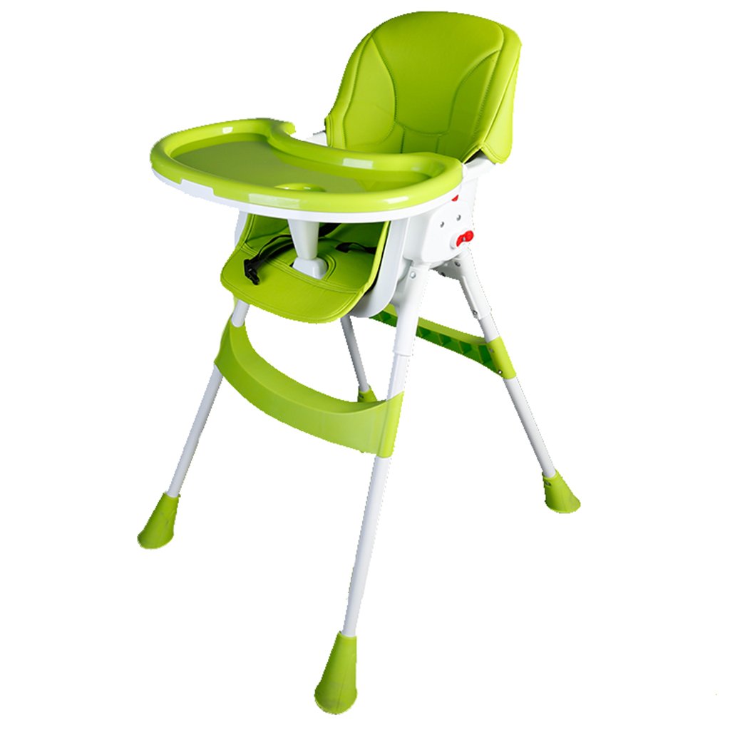 ベビーチェア多目的ベビーダイニングチェア折りたたみ式子供用ダイニングテーブルとチェアポータブルシート B07c5n6m1h Zgl 緑 緑 子ども椅子 色 ハイチェア 高級感