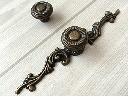 Pack Of 1 Antique Vintage Pull Knob Drawer Handle Small Drawer