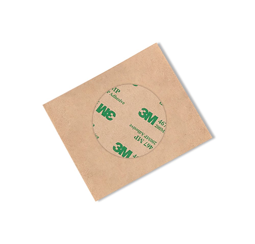 TapeCase 467MP CIRCLE-3.500"-100 High Performance Adhesive Transfer Tape, Converted from 3M 467MP, 3.5" Circles (Pack of 100)