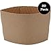 1InTheOffice Corrugated Coffee Cup Sleeves For 10oz 12oz 16 oz (50 Pack)