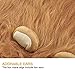 Gimilife Dog Lion Mane, Dog Costume Lion Mane Wig Halloween Costumes for Medium Large Dog with Ears & Tail, Fancy Lion Hair Dog Clothes Holiday Party (M Size,Light Brown)
