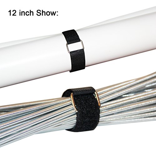 Vigaer 12 pcs Cinch Cable Tie Down Straps Set, 12 inch and 24 inch