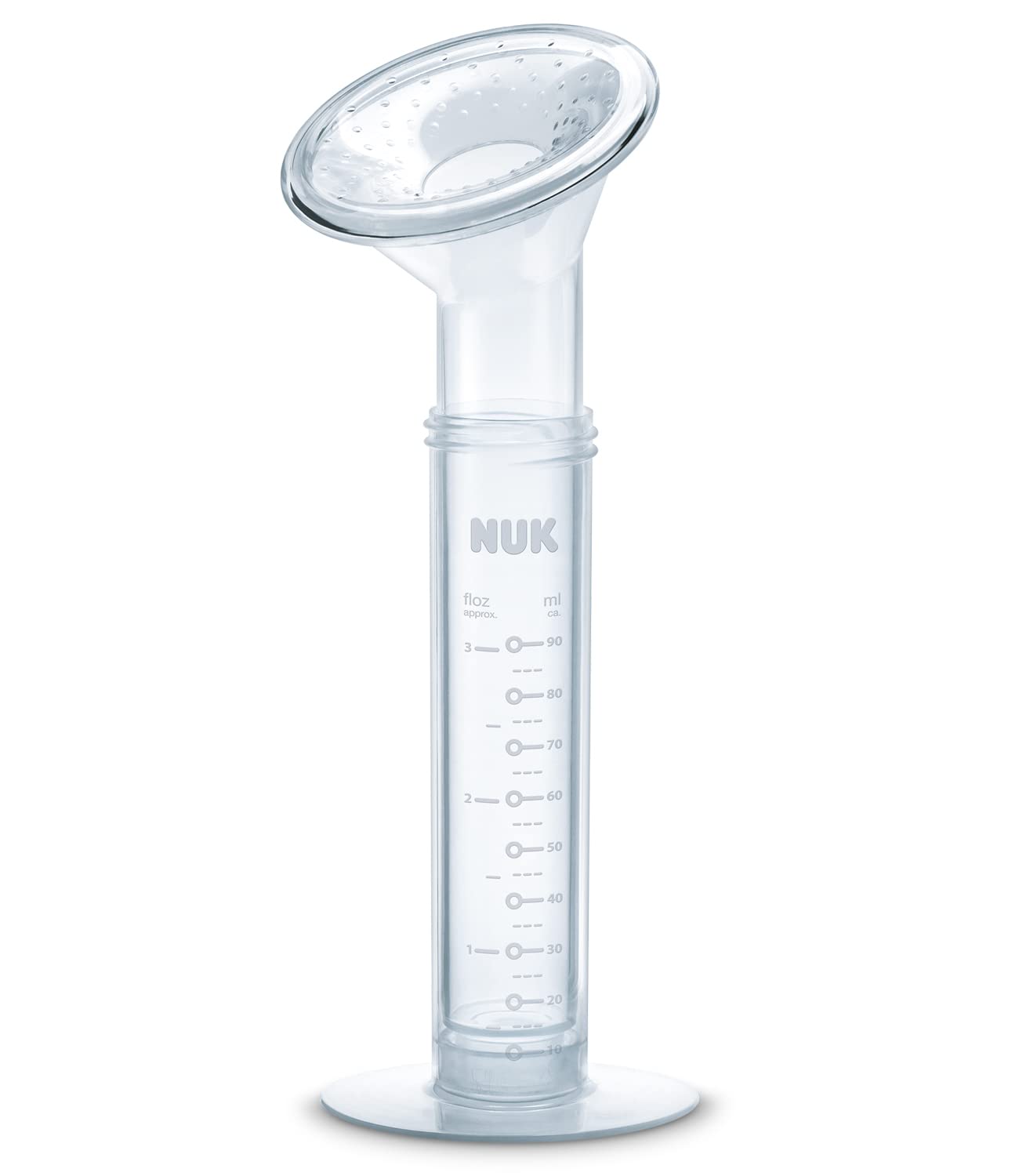 NUK 10252086 Soft and Easy handmilch Pump Made of PP, Manual Piston Pump with Extra Soft Silicone Cushion, BPA