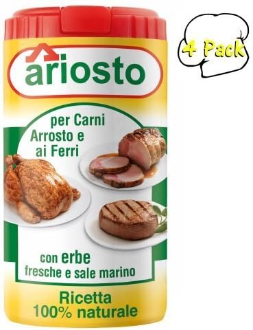 Ariosto Meat Seasoning, Roasted and Grilled, 2.8 Ounce, 4 Per Case by Ariosto