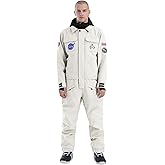 GSOU SNOW Ski Suits Women Men One Piece Snow Suits Waterproof Windproof Men Snowsuit Insulated Ski Jumpsuit for Snow Sports