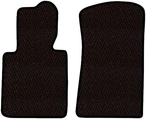 Automotive-Custom Fit Coco Car Mats Mercedes-Benz 1977-1985 w123 Sedan or Wagon 230 230E 240 240D 240TD 280 280E 280TE 300 300D 300TD Turbo Black Herringbone-Two Piece
