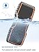 AOMAIS Sport II Portable Wireless Bluetooth Speakers 4.0 Waterproof IPX7, 20W Bass Sound, Stereo Pairing, Durable Design Backyard, Outdoors, Travel, Pool, Home Party (Deep Orange)