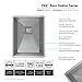 KRAUS Pax 14 1/2-inch 18 Gauge Undermount Single Bowl Stainless Steel Kitchen Bar Sink, KHU15