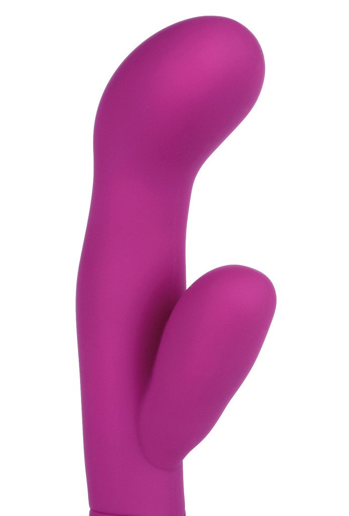 Bombex Big Guy Waterproof Silicone Rabbit Vibrator - 10 Function G-spot Vibe - Powerful and Quite Vibration,Purple