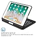 BATTOP iPad Mini Keyboard - Swivel 360 Degree Rotatable Bluetooth Keyboard Case - iPad Mini Bluetooth Keyboard - Compatible ipad Mini 3 / iPad Mini 2 / iPad Mini -black