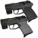 Tractiongrips Grip Overlays in Black for Kel-Tec PF9 Pistols