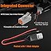 Primelux Universal Relay Wiring Harness for LED Light Bars Driving Lights Fog Lights Work Lights (1 Lead(1x25A,14AWG))