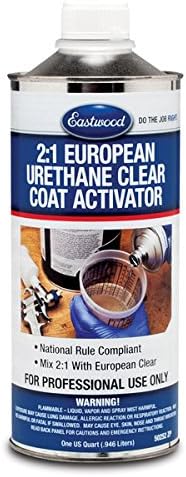 Amazon Com Eastwood 2 1 Urethane Super Durability Clear Coat Activator Quart 150 Sq Ft Automotive