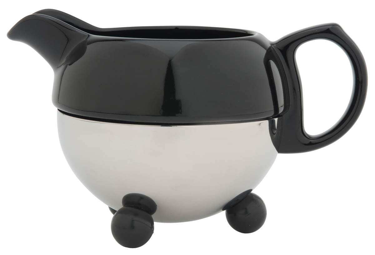 Bredemeijer Creamer, black, Stainless Steel, 9.6 x 14.6 x 9.1 cm