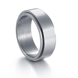 Udolfly Mens Fidget Rings Anxiety Rings for Men