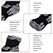 YUEDGE Men's 2 Pack Antiskid Wicking Cushion Cotton Socks For Outdoor Camping Hiking backpacking Sports(2 Pack Dark Grey)