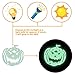 37PCs Halloween Decorations Indoor & Outdoor 9.8x9.8 Feet Spider Web with Glow in the Dark Party Supplies,Halloween Party Favors for Kids, Ceiling and Wall Decals