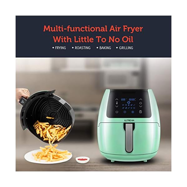 Ultrean 5.8 Quart Air Fryer, Large Family Size Electric Hot Air Fryers