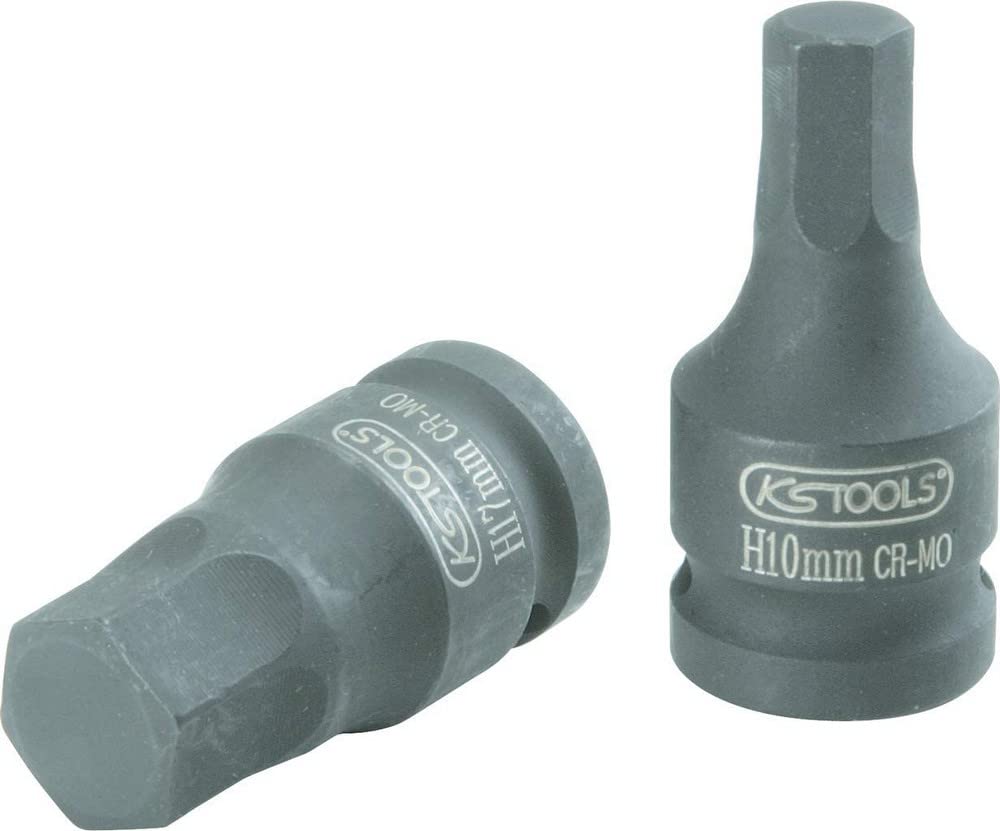 KS Tools 911.0988 1/2" Impact bit Socket, Hexagon, 1/4"