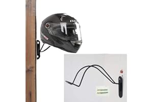 Metal Wall Hooks Helmet Rack - Heavy Duty Wall Mounted Entryway Organizer Hanger for Equestrian Helmet, Motorcycle Helmet，Hat