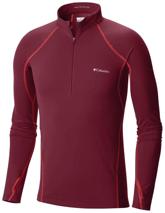 Columbia Men's Midweight Stretch Long Sleeve Half Zip Baselayer Top: Amazon.co.uk: Clothing