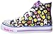 Skechers Kids Girls' Shuffles-Chat Time Sneaker,Emoji Black Multi,1 M US Little Kid