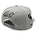 LAFSQ Embroidered CALI with CALIFORNIA MAP Snapback Cap (GREY/BLACK),One Size