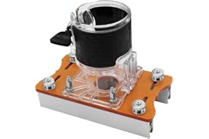 Router Slotting Bracket, Sturdy 2 in 1 Wood Router Base, Trimmer Base, Aluminum Alloy Trimmer Locator for 65mm Machine,for Ca