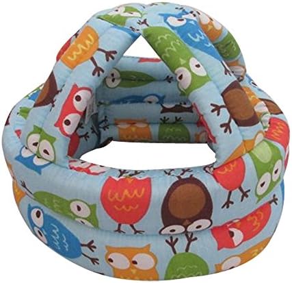 Amibela Unisex Baby Ultra-soft Cotton Caps Toddler Adjustable Head Safety Helmet