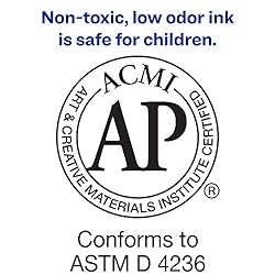 AVERY Marks-A-Lot Permanent Markers, Large