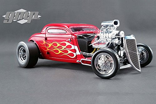 1934 Blown Altered Nitrocoupe, Red w/ Flames - GMP Ecuador | Ubuy
