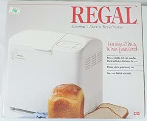 Amazon.com: Regal Automatic Bread Maker K6774: Home & Kitchen Amazon.com: Regal Automatic Bread Maker K6774: Home & Kitchen