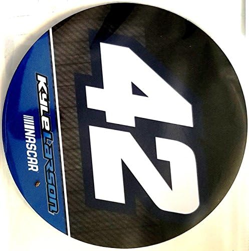 Kyle Larson #42 DECAL RR 4" Round Vinyl Auto Home Heavy Duty Nascar Racing