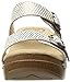 Dansko Women's Sophie Turquoise Snake Wedge Sandal