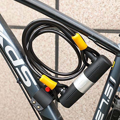 ZUKKA U Lock BikeHeavy Duty Bicycle ULock,16mm Shackle and 1200mm