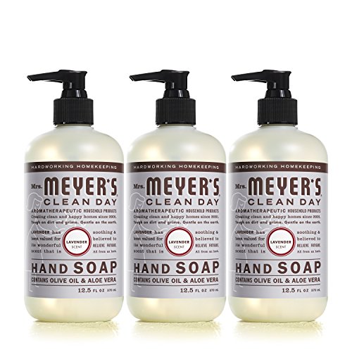 Mrs. Meyers Clean Day Liquid Hand Soap, Lavender Scent, 12.5 Ounce Bottle Each