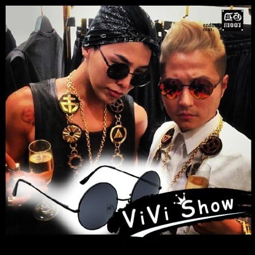 Amazon Co Jp Bigbang ビッグバン Gd Top ラウンドフレーム サングラス ファッションメガネ K Pop 韓流スターグッズ Bigbang風 Sbb661 No 4 ジュエリー