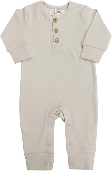 organic knotted baby gown