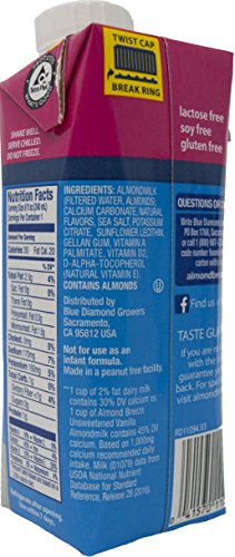 Almond Breeze Almondmilk 3 Flavor Sampler Bundle, (2) Each: Vanilla, Chocolate, Unsweetened Vanilla, 8 fl oz - Thumbnail 4