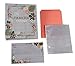 Meadowsweet Kitchens Recipe Card Holder Cookbook Mini 2 Ring Binder Organizer - Recipe Binder Cook Book w/ 25 4 x 6 Cards, 50 Clear Card Sleeves, & 9 Card Dividers (Fabric Covered, Vintage Flowers)