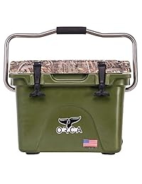 ORCA 20 Realtree Max 5 Tapa Cooler, Camo Green