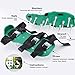 Ansbro Lawn Aerator Shoes, Updated Version Lawn Aerator Sandals, Heavy Duty Spike Shoes for Grass - Free Size, Best Garden Tools for Lawn Care by