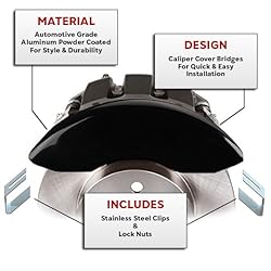 Upgrade Your Auto Classic Black MGP Caliper Covers