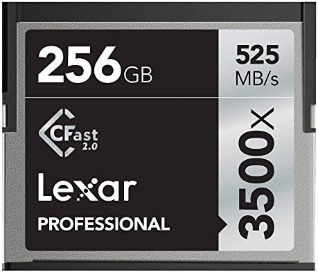 Lexar Media 256GB Professional 3500x CFast 2.0 Memory Card