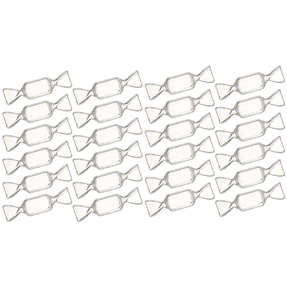 Milisten 24Pcs Shaped Jewelry Box Mini Clear Jewelry Case Beads Storage Containers Travel Jewelry Case Beading Storage