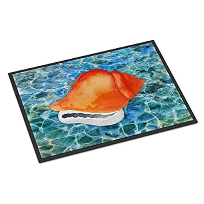 Caroline's Treasures BB5371JMAT Sea Shell Indoor or Outdoor Mat 24x36, 36" L x 24" W, Multicolor 514nFkBnKaL